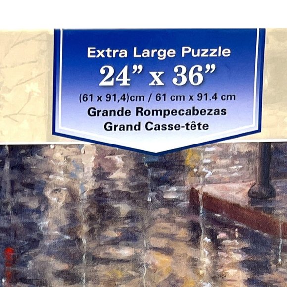 Cat Puzzle NEW Large Format 1000 Piece Puzzle Cat In Window - Picture 2 of 5